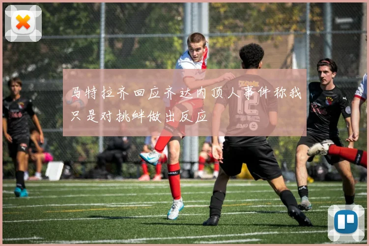 马特拉齐回应齐达内顶人事件称我只是对挑衅做出反应